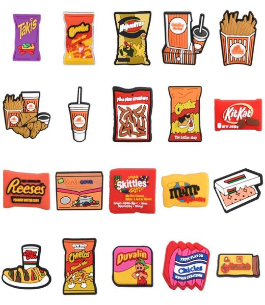 

shoe parts accessories charms food shoes for teens girls boys kids women adts drop delivery otl8h7254390, White;pink