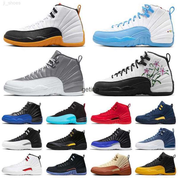 

sell well 12 jumpman mens basketball shoes years in china 12s flower black burgundy crush playoffs men trainers out the mud taxi j12