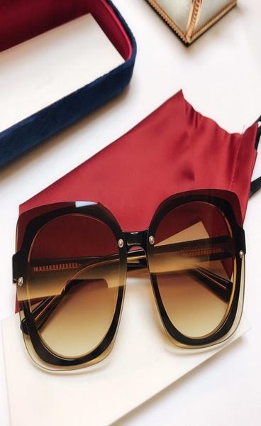

new fashion women brand designer sunglasses 5886 simple frame uv 400 summer outdoor protection eyewear popular whole glasses1329033, White;black