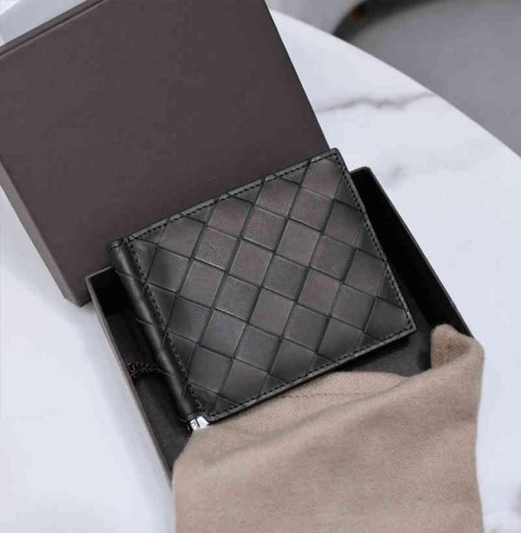 

male card holde female money clip 100 genuine leather ultrathin mini luxury wallet brand credit 2022 fashion new83890514527775, Red;black