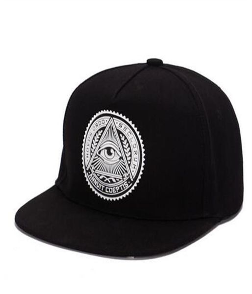 

2018 fashion round label triangle eye illuminati snapback caps women adjustable baseball cap snapbacks hip hop hats6748541, Blue;gray
