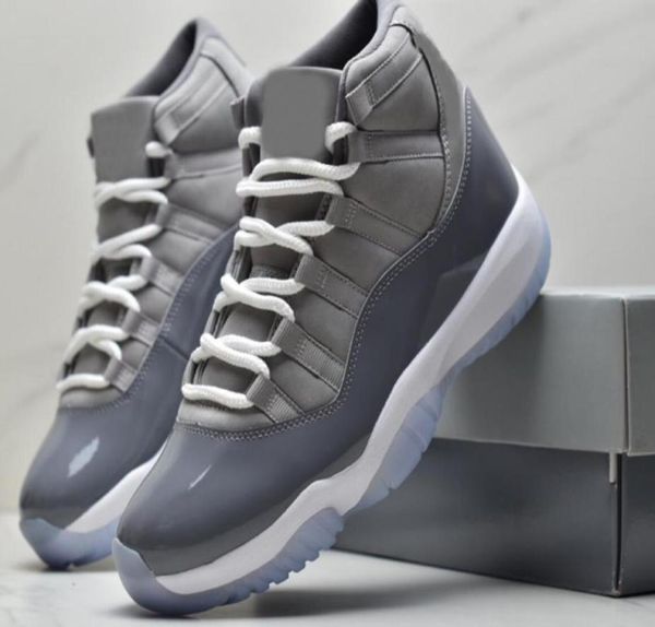 

11 cool grey men basketball shoes 11s medium grey whitecool mens outdoor sports sneakers running trainers ct80120052366753