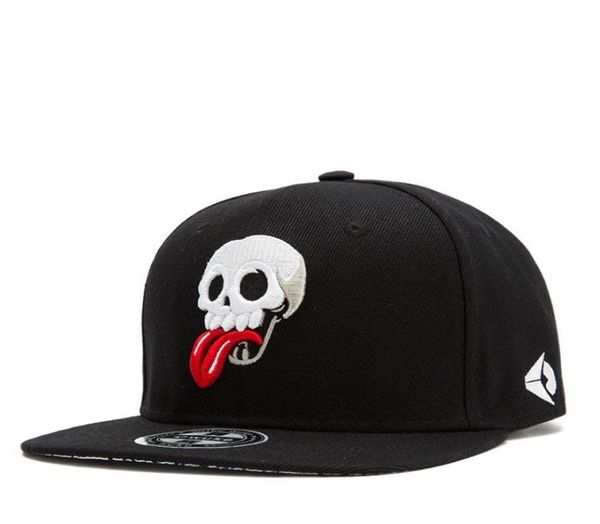 

ball caps hip hop snap back cap teenagers adjustable closure flat brim young mens summer skull baseball hat2165989, Blue;gray