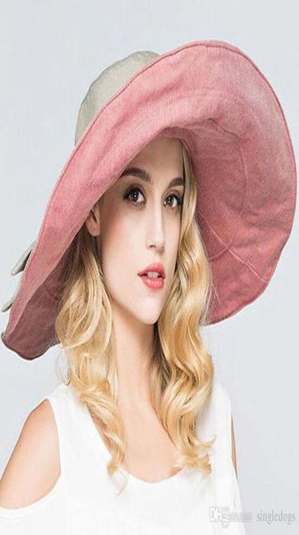 

elegant bohemia caps straw hats floppy summer wide brim hat vacation beach holiday foldable hats sun hats caps 4576552, Blue;gray