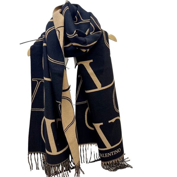 

Echarpe Silk Scarf Women Designer Cashmere Scarf Full Letter Printed Scarves Man Soft Touch Warm Wraps with Tags Autumn W