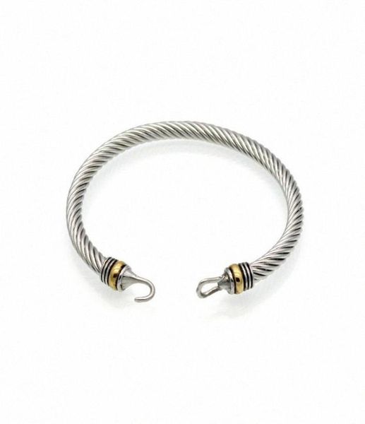 

titanium steel twisted hook shaped gold bracelet women wrist bracelet women wrist fashion jewelry rkzk#5151525, Black