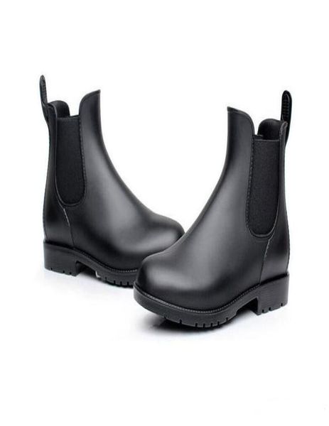 

2020england women ankle martin short boots 100 leather cowskin shoes motorcycle sanding boots fashion fleece boot sliponrain boo5691418, Black;red