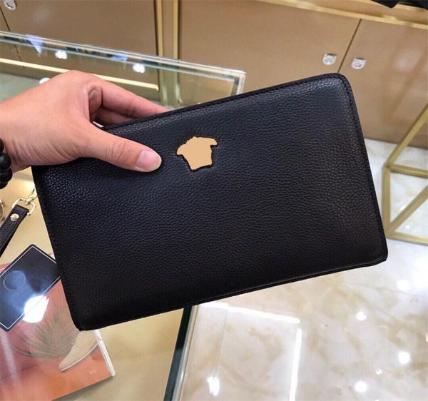 

mens briefcases designer black handbag luxurys men business wallets fashion brand shoulder bags genuine leather handbag zipper pur3468308