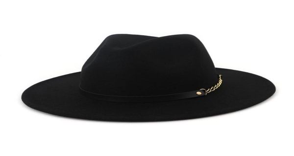 

vintage fashion men women wool jazz fedora hats flat brim felt panama hat cap floppy gambler hat party formal cap16357084705800, Blue;gray