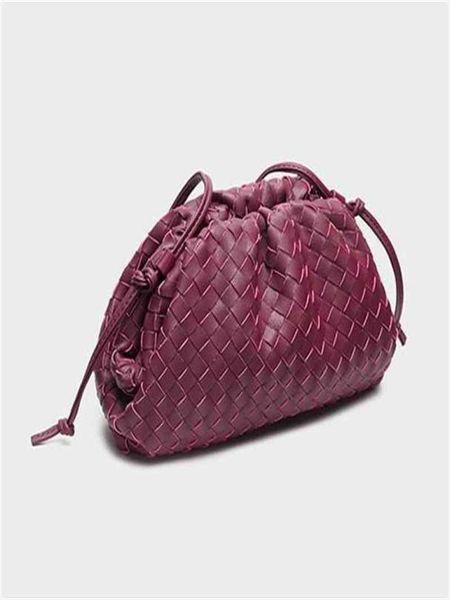 

designer handbags s ins woven 2021 cloud soft leather dumpling fashion single messenger hand fold women 187d shoulder crossbody bag cz909414