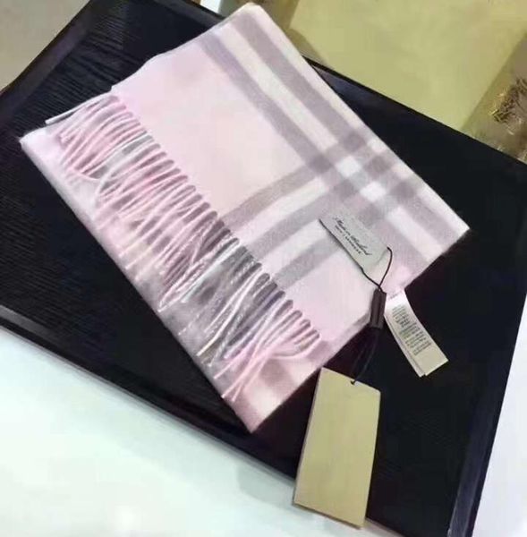 

2022 women039s scarf winter luxury brand b scarves for ladies plaid shawls warm british style thicken man7696510, Blue;gray