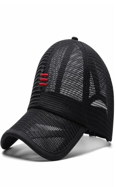 

drop summer full mesh big size baseball cap oversize sport sun hat men women large trucker caps 5660cm 6065cm 2204278730463, Blue;gray