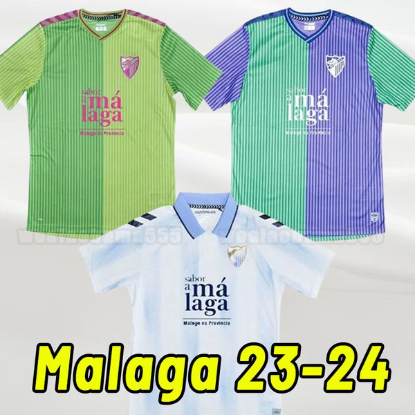 

23 24 malaga soccer jerseys 2023 2024 jairo luis munoz jozabed ismael football shirt home away juankar camiseta de futbol cf juande full set, Black;yellow