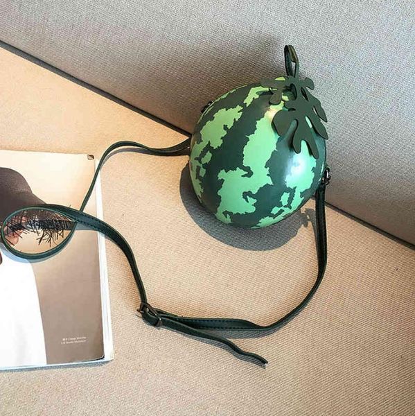 

luxurys bagsbag female bag style s20 fashion fruit watermelon pu skin s versatile one shoulder slant span small round1338152