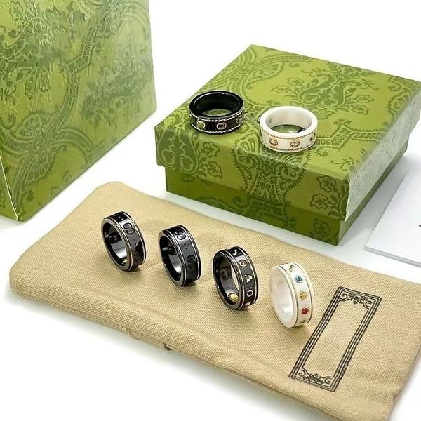 

2023 designer ring luxury letter men's and women's ring fashion trend classic jewelry couple anniversary gift good with box, Silver