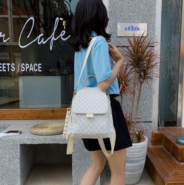 

2023 new backpack womens koreanstyle printed schoolbag allmatch crossbody travel bag multipurpose large capacity singleshoulde9952650