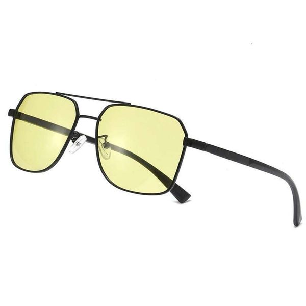 

metal frame fashionable sunglasses mens polar anti blue light multi function glasses color changing night, White;black