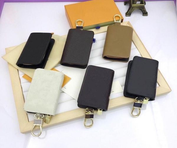 

maxi dragonne key chain buckle lovers car keychain handmade leather designers keychains men women bag pendant accessories 20 color1408613, Silver