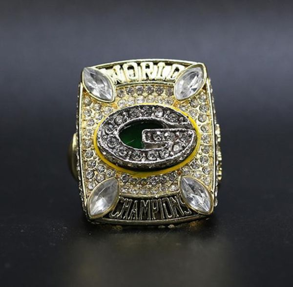 

2010 green bay football world ring 123457282707, Golden;silver