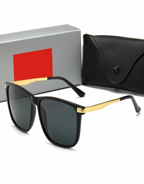 

2021 ray polarized sunglasses ban brand designer square sports sun glasses for men driving black frame goggle uv400 125388716, White;black