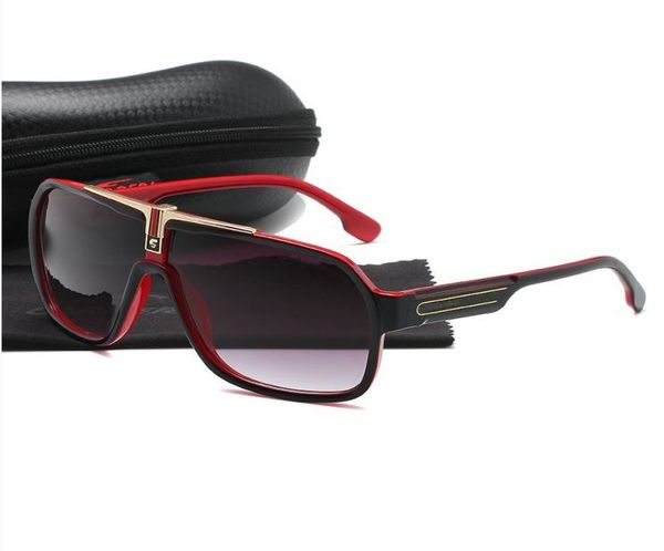 

brand design sunglasses women men mirror good quality fashion oversized sunglasses vintage female male uv400 with case4647581, White;black