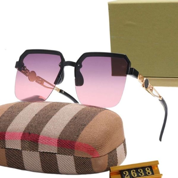 

sunglasses designer burberr classic fashion luxury new women's polarized sunglasses fashion personality driving trend, White;black