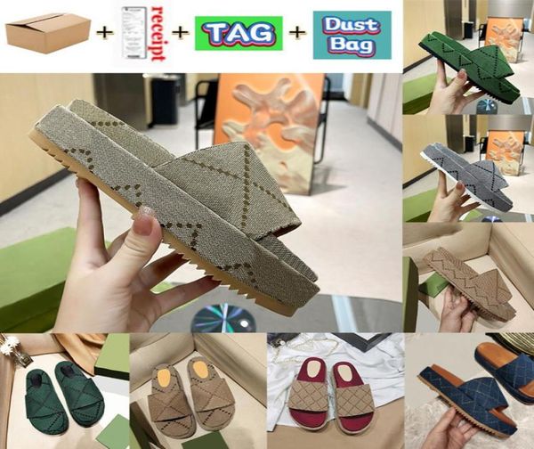 

designer slipper midheel platform slide sandals luxury men sandal beach women shoes with box 5cm xad beige grey blue mouse printe6519865, Black