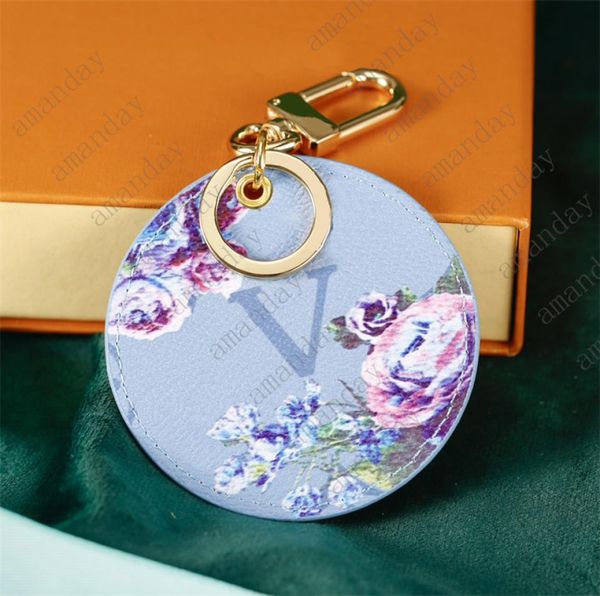 

designer trendy keychain key chain azure for porte clef gift mens women car pendant bag charm accessories luxury key ring8744770, Silver