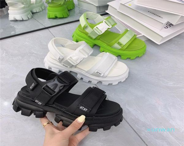 

sandals women platform shoes 2021 summer fashion open toe buckle outdoor sport chunky beach sandalias de mujer niokie blade t4484606, Black