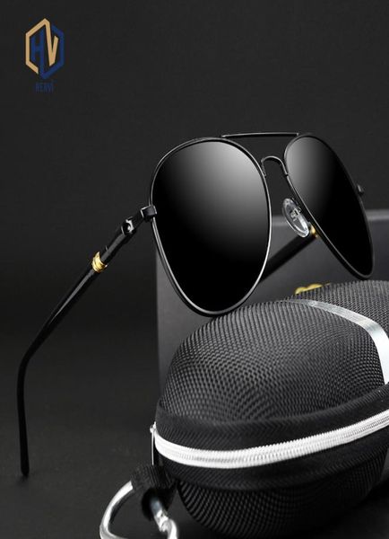 

classic sunglasses polarized men driving glasses black pilot sun glasses brand designer male retro sunglasses for menwomen9242475, White;black