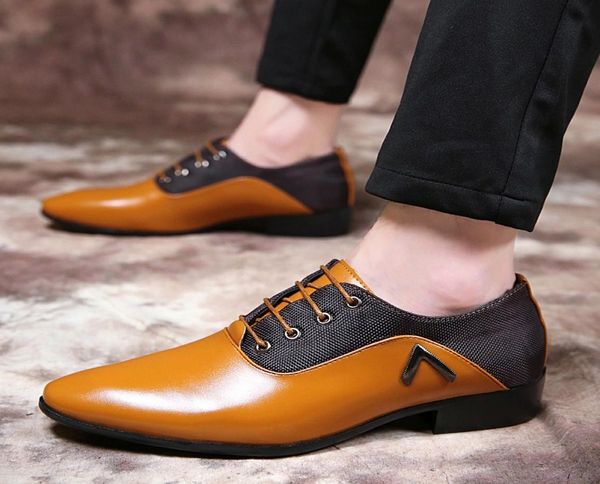 

italian shoes men elegant mens office shoes leather coiffeur brown dress oxford shoes men formal dresses big size chaussure homme 7258263, Black
