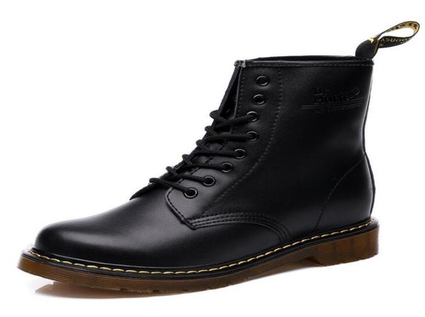 

martens split leather women boots brand snow boots winter boot fur warm comfortable women shoes dr with box st324 c1115682951, Black