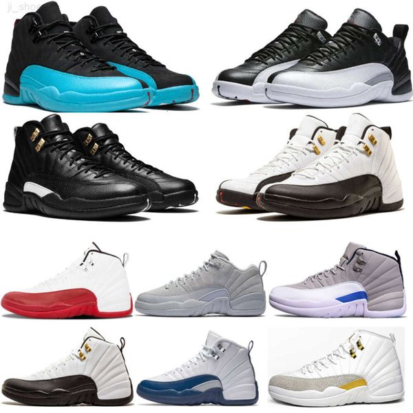 

2021 mens womens basketball shoes 12 12s jumpman xii french blue platinum men high low sports sneakers