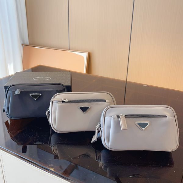 

designer fanny pack triangle badge nylon belt bag bum bag shoulder bag for casual men and women