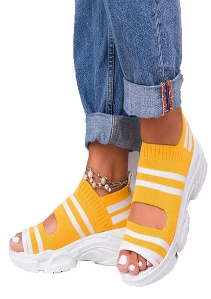 

sport comfy sandals for women summer casual platforms shoes female outdoor sandal low heel thick bottom sandalias3632401, Black