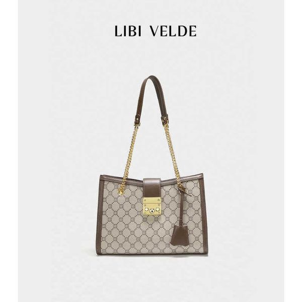 

2024 luxury handbag designer factory direct sales new fashionable capacity tote with advanced sense small number one shoulder chain underarm