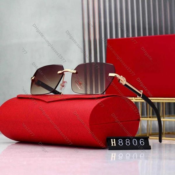 

fashion designer cool sunglasses sunglasses men's small frameless original wood leg catapult fashion frames, White;black