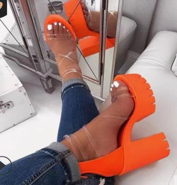 

women039s sandals 2020 summer new arrival women039s shoes fashion waterproof platform highheeled sandals women9083929, Black