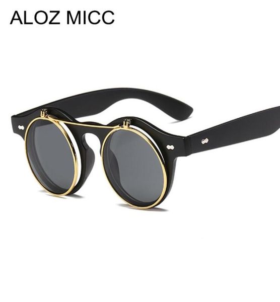 

aloz micc steampunk sunglasses round branddesigner steam punk metal women sunglasses men retro circle sunglasses uv400 a1963454065, White;black