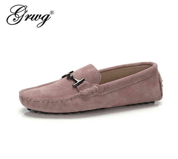 

shoes women 2021new brand women genuine leather flats casual female moccasins spring summer lady loafers women driving shoes1027381, Black