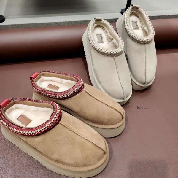 

ugglies slippers boots australia shoes platform tazz tasman disquette slipper slip-on women designer fashion winter indoor warm suede wool l