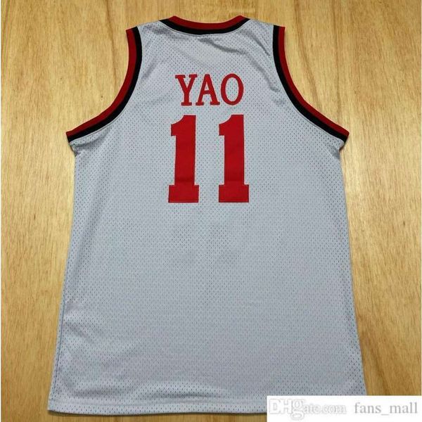 

custom basketball jersey men youth women vintage yao ming high school size s-5xl custom any name or number, Black