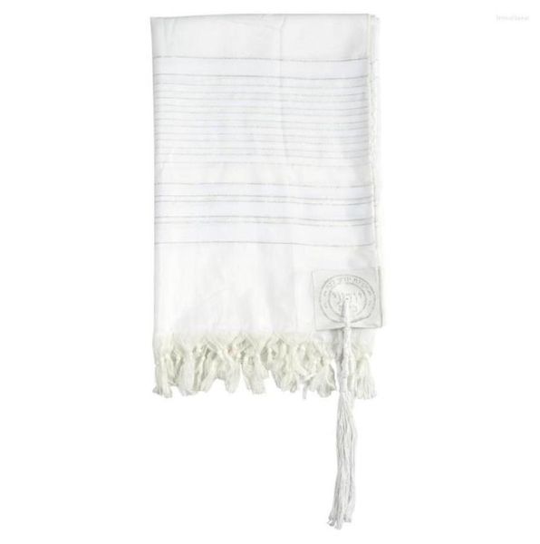 

scarves judaica israel jewish talit white polyester large size prayer shawl tallit6548956, Blue;gray