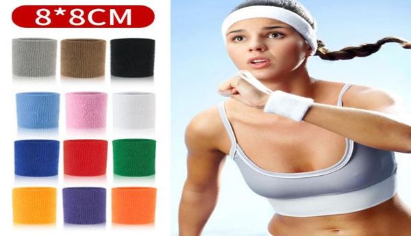 

whole wristbands sport sweatband hand band sweat wrist support brace wraps guards for gym volleyball basketball teennis 1418647, Black;red