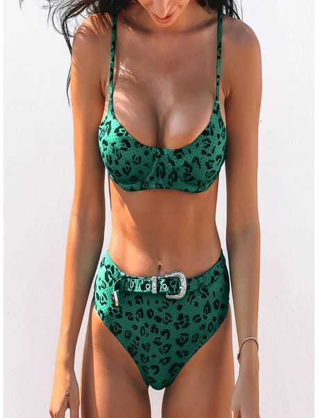 

bikinis 2020 push up bikini set high waist swimsuit female bathing suit women swimwear belted biquini swimming suit beachwear8571300