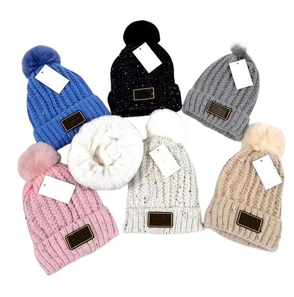 

designer hats luxury beanies fleece lining winter women men thick warm cap 6 colors knitted outdoor fishing hat