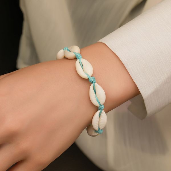 

bohemia natural shell anklets bracelets for women foot jewelry summer beach barefoot bracelet ankle on leg chian ankle strap accessories who, Golden;silver