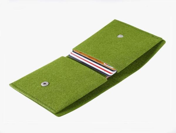 

new felt wallet folding multifunction coin purse fashion card package drop can be customized adding logo9058514, Red;black