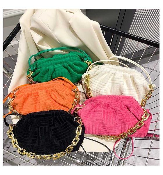 

botegss ventss pouch evening bags for sale 2023 fashion shoulder crossbody bag handheld folded foreign bags new women's cloud with real