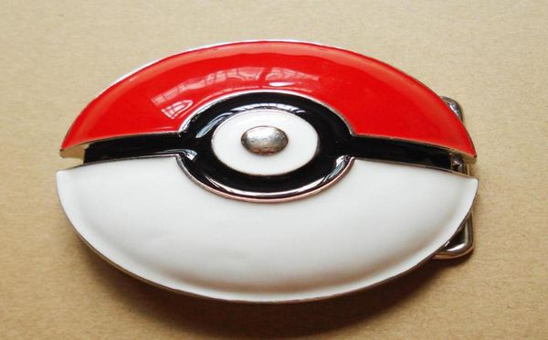 

the pokeball belt buckle suitable for 4cm wideth belt 0122401201, Slivery;black